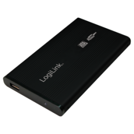 Rack extern Logilink UA0041B , 2.5 Inch , USB 2.0 , Aluminiu , Negru